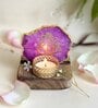 Pink Stone Figurine Tea light Holder