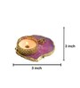 Pink Stone Figurine Tea light Holder