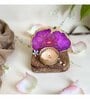 Pink Stone Figurine Tea light Holder