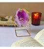 Pink Stone Table Clock
