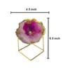 Pink Stone Table Clock