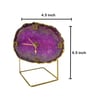 Pink Stone Table Clock