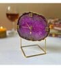 Pink Stone Table Clock