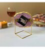 Pink Stone Table Clock