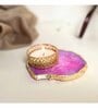 Pink Stone Tealight Holder