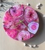 pink Stone Wall Clock