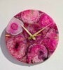 pink Stone Wall Clock