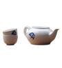 Brook White & Blue Stoneware (Set of 5) Teaware Set