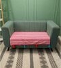 Pink Striped Jacquard 2 Seater Sofa Cover