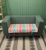 Sea Green Jacquard 2 Seater Sofa Cover