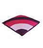 Multicolour Polyester Striped 16x16 inches Cushion Cover (5Pc)