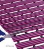 Pink Striped PVC 24x19 Inches Antiskid Shower Bath Mat