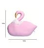 Pink Poly Cotton Swan Shaped Pillow