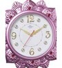Pink Synthetic Plastic Wall Clock