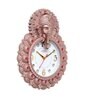 Pink Synthetic Plastic Wall Clock