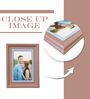 Pink Synthetic Wood Photoframe