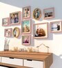 Jupiter Set Of 11 Pink Synthetic Wood Collage Photo Frames
