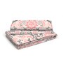 Pink Traditional 104 TC Cotton Single Bed Sized Bed Sheets With 1 Pillow Cover