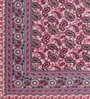 Pink Traditional 144 TC Cotton Double Queen Bedsheet With 2 Pillow Covers