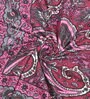 Pink Traditional 144 TC Cotton Double Queen Bedsheet With 2 Pillow Covers