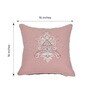 Pink Textured 16x16 inches Cushion Cover