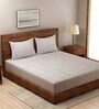 Pink Traditional 180 TC Cotton King Sized Bedsheet with 2 Pillow Covers
