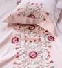 Pink Traditional 210 TC 100% Cotton King Sized Bed Sheets with 2 Pillow Covers