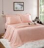 Pink Traditional GSM 320 Cotton Double Bed Cover