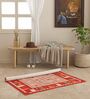 Pink Traditional Hand Woven 6 Ft X 4 Ft  Dhurrie