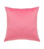 Pink Velevt Solids 16x16 inches  Regular Cushion Covers  (2Pcs)