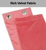 Pink Velevt Solids 9ft Light Filtering Eyelet Long Door Curtain