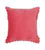Pink Velvet Abstract 16X16 Inches Cushion Covers (Pack of 2)