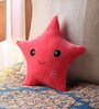 Pink Velvet Star Shaped Pillow