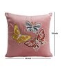 Pink Velvet Textured 18x18 inches Cushion Covers (Pack of 2)
