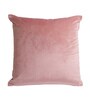 Pink Velvet Textured 18x18 inches Cushion Covers (Pack of 2)