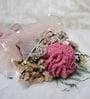 Pink Whisper Crochet Carnations Bouquet