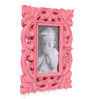 Pink Wooden Handcrafted Vertical Wall Hanging Photo Frame