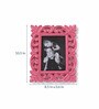 Pink Wooden Handcrafted Vertical Wall Hanging Photo Frame