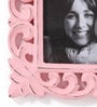 Pink Wooden Handcrafted Horizontal Wall Hanging Photo Frame