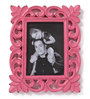 Pink Wooden Handcrafted Vertical Wall Hanging Photo Frame