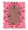 Pink Wooden Handcrafted Vertical Wall Hanging Photo Frame
