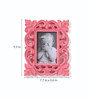 Pink Wooden Handcrafted Vertical Wall Hanging Photo Frame