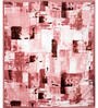 Pink Abstract Wool 1000 GSM Double Bed Blanket