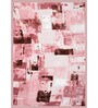 Pink Abstract Wool 1000 GSM Single Bed Blanket