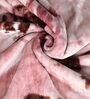 Pink Abstract Wool 1000 GSM Single Bed Blanket