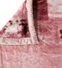 Pink Abstract Wool 1000 GSM Single Bed Blanket