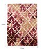 Buy Pink Wool Abstract 5 ft x 7 ft Hand Tufted Carpet Carpet