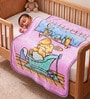 Pink Wool Kids Print 350 GSM Premium Baby blanket