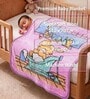Pink Wool Kids Print 350 GSM Premium Baby blanket