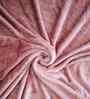 Pink Wool Plain 300 GSM Single Bed woolen blanket